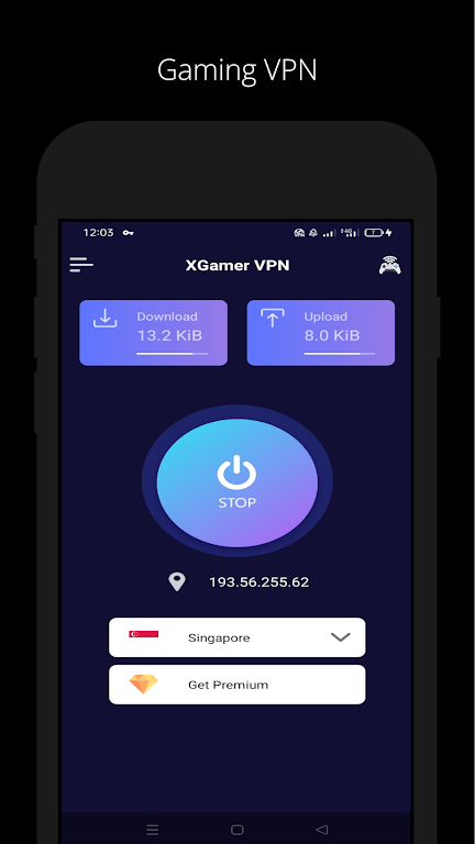 XGamer VPN: Pro Gaming VPN Screenshot 1