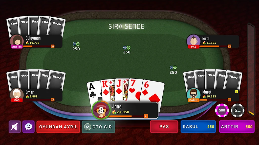 Türk Pokeri Screenshot 1
