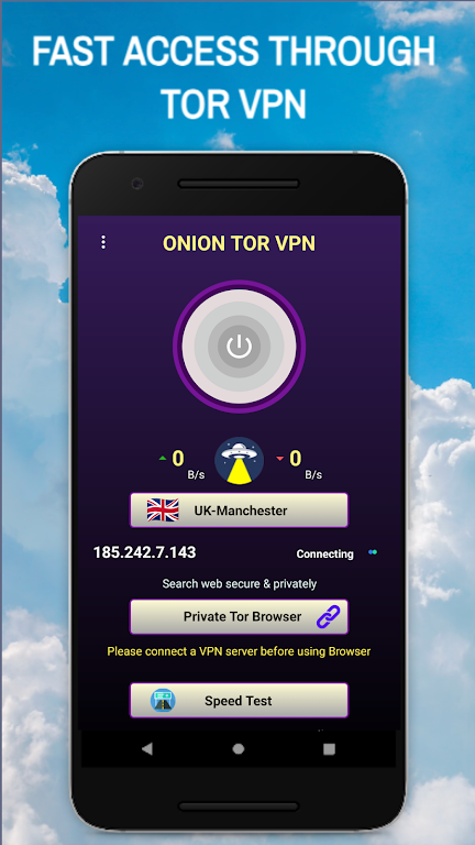 Onion VPN Tor Browser OrWEB Screenshot 1