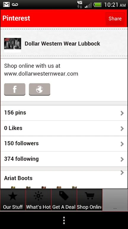 Dollar Western Wear Screenshot 2
