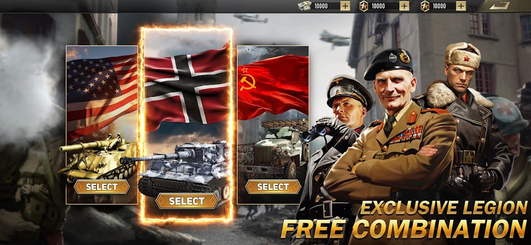Grand War: WW2 Strategy Games Mod Screenshot 2