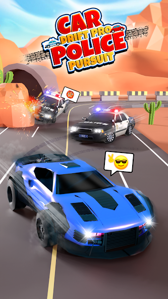 Car Drift Pro - Police Pursuit Mod Screenshot 1