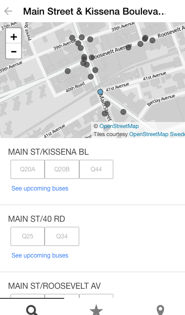 MTA Bus Time Screenshot 4