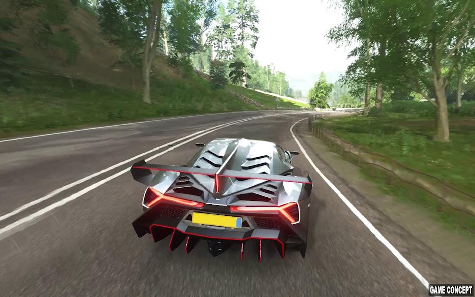 Super Cars Racing Horizon Mod Screenshot 1