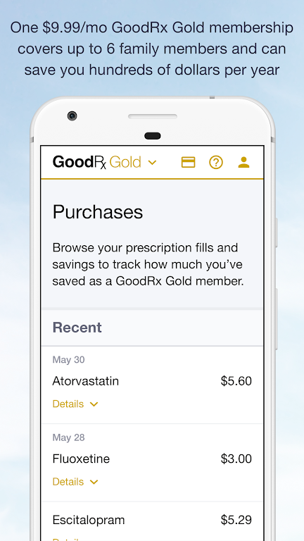 GoodRx Gold - Pharmacy Discount Card Screenshot 4