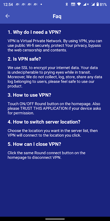 Besti VPN Screenshot 3