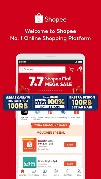 7.7 Shopee Mall Mod Screenshot 1
