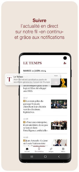 Le Temps, actualités et info Mod Screenshot 2