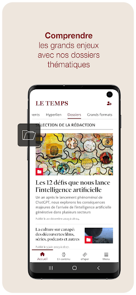 Le Temps, actualités et info Mod Screenshot 4