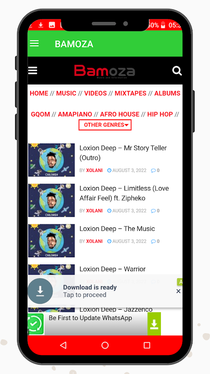 Bamoza Music Download Screenshot 1