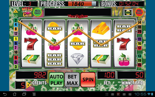 Mega Cash Slot Machine Screenshot 2
