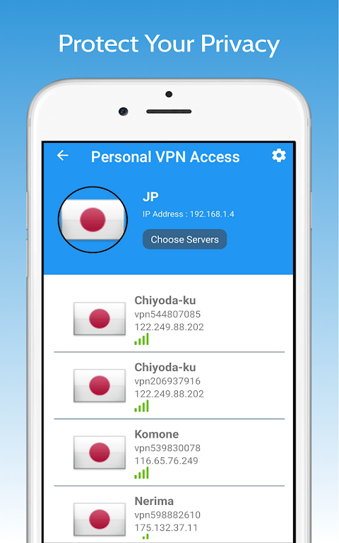 Personal VPN Access Screenshot 2