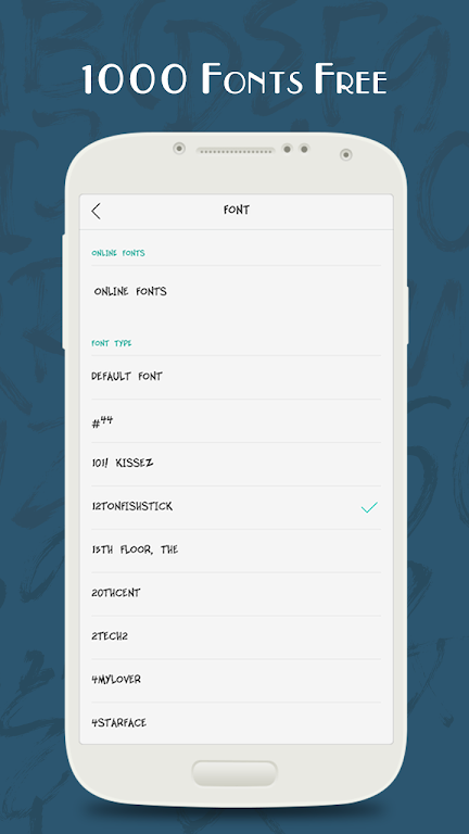 1000 Fonts Free Screenshot 3
