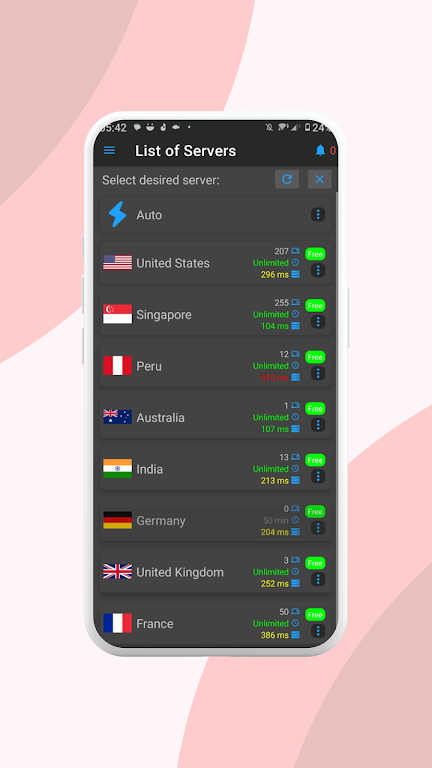 Relax Mode VPN Screenshot 3
