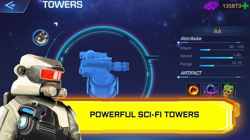 Planet TD Tower Defense Game Screenshot 3