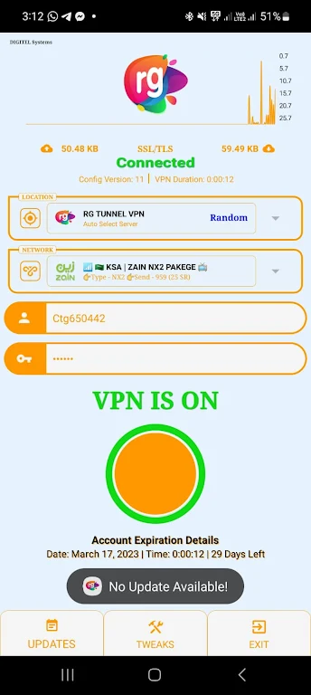 RG TUNNEL VPN Screenshot 4