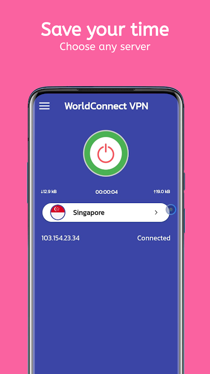 WorldConnect VPN - Safer VPN Screenshot 2