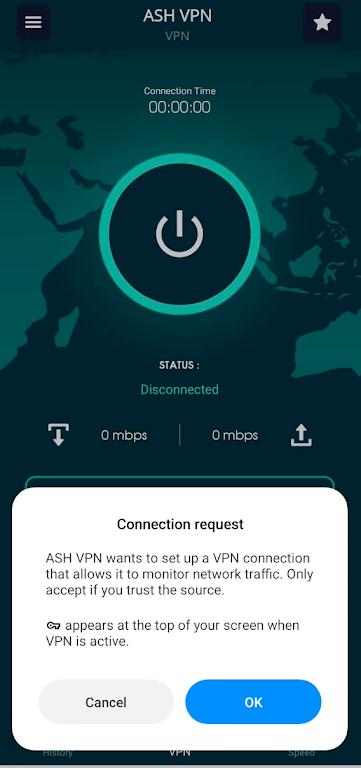ASH VPN - LifeTime VPN Screenshot 1
