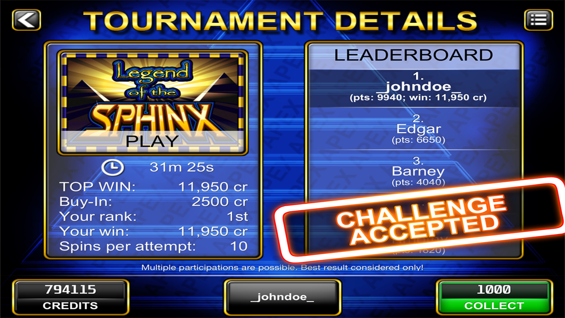 Slot Challenge Screenshot 1