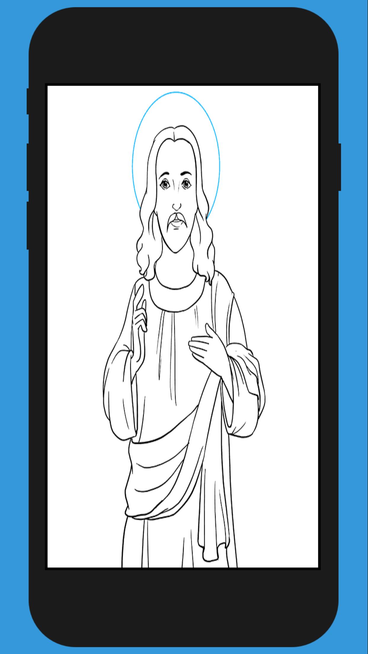 How to Draw Jesus Christ Step by Step Screenshot 3