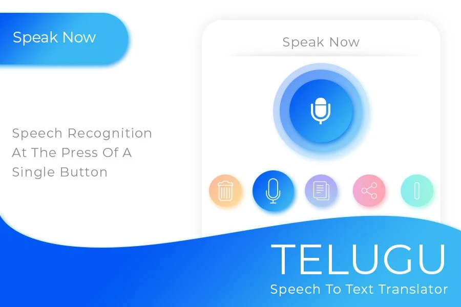 Telugu Speechpad - Voice to Text Screenshot 2