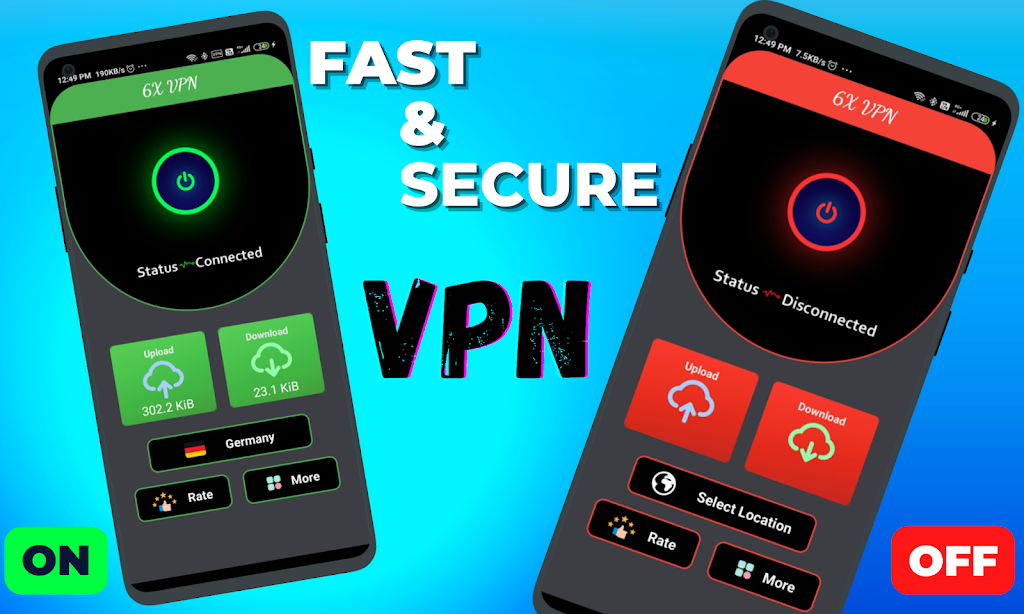 6X VPN: Unlimited & Safe Screenshot 2