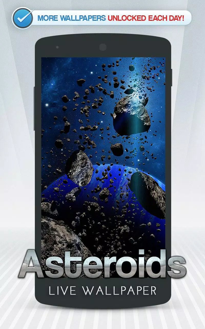 Asteroids Live Wallpaper Mod Screenshot 3
