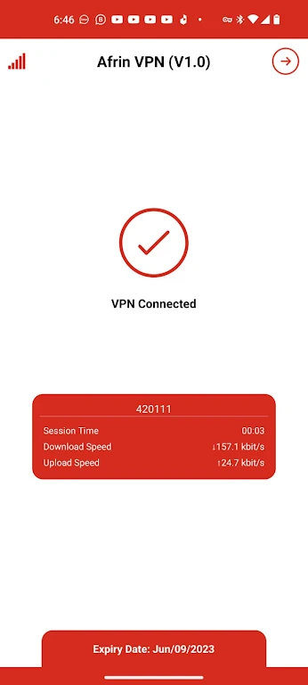 AFRIN VPN Screenshot 1