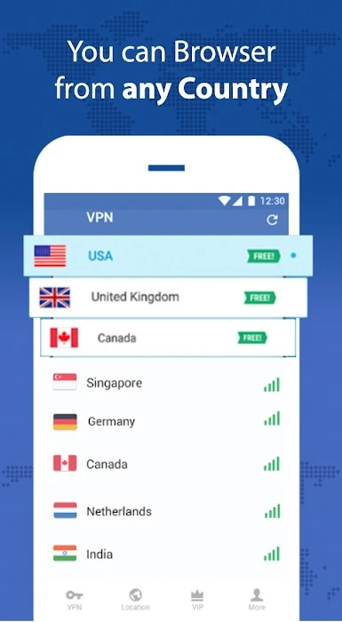 Super VPN - Private Proxy 2023 Screenshot 1