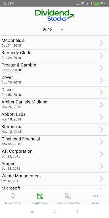 Dividend Stocks Mod Screenshot 2