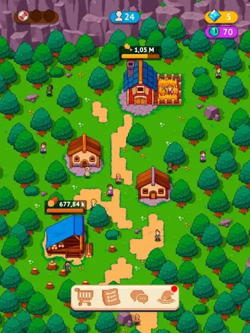 Idle Town Master - Pixel Game Mod Screenshot 3