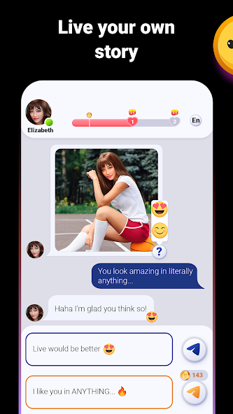 Love Stories: Dating game Mod Screenshot 1