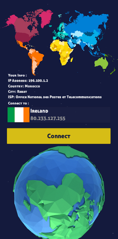 VPN Ireland - IP for Ireland Screenshot 3