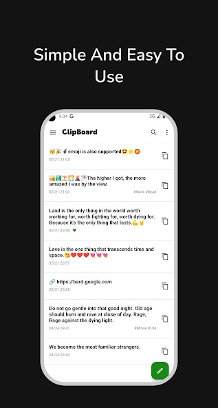 Clipboard - Copy Paste & Notes Mod Screenshot 1