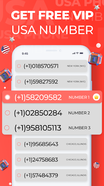 USA Phone Number Receive SMS Mod Screenshot 2