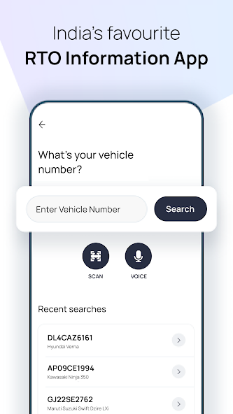 CarInfo - RTO Vehicle Info App Mod Screenshot 1