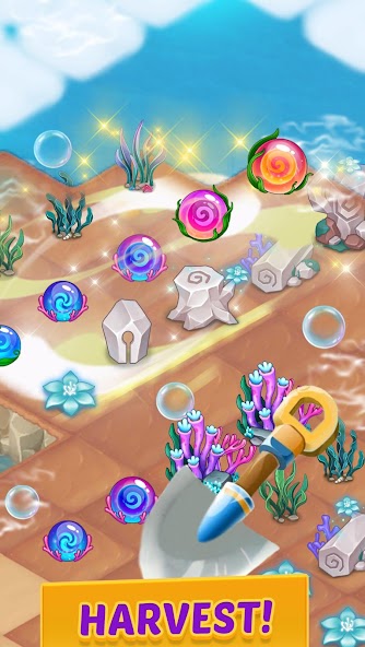 Merge Mermaids-magic puzzles Mod Screenshot 2