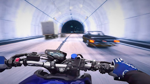 Traffic Moto Bike Rider City Mod Screenshot 1