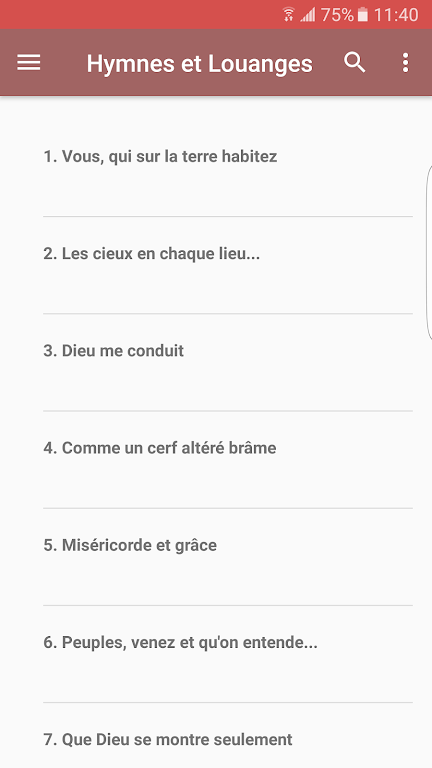 Hymnes et Louanges Screenshot 1