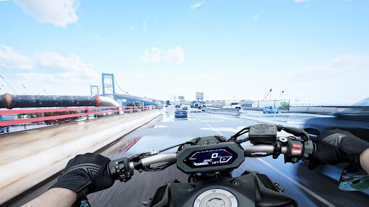 Traffic Moto Bike Rider City Mod Screenshot 4