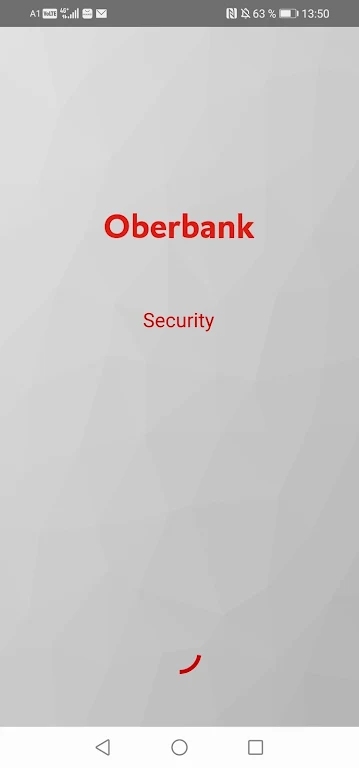 Oberbank Security App Screenshot 1