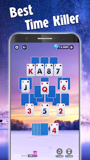 TriPeaks Solitaire - Best Time Killer Screenshot 2