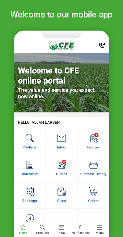 CFE Coop Connect Screenshot 1