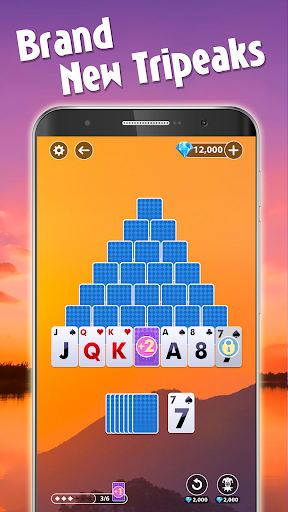 TriPeaks Solitaire - Best Time Killer Screenshot 1