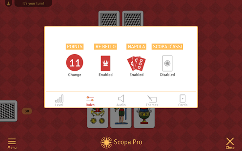 Scopa Pro Screenshot 2