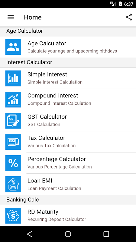 Interest Calculator - Age Banking & Unit Converter Screenshot 1