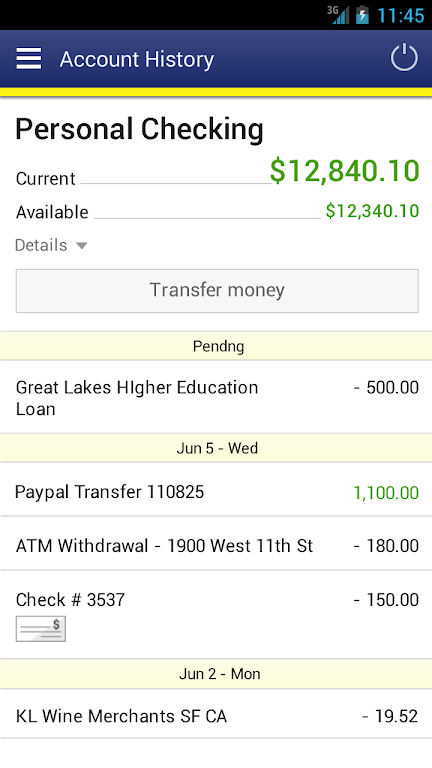 CCU FL Mobile Banking Screenshot 2