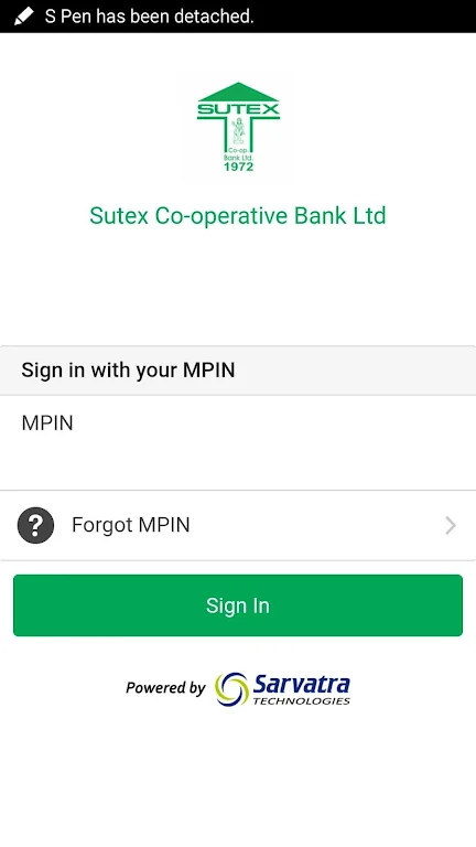 The Sutex Bank Mobile Banking Screenshot 1