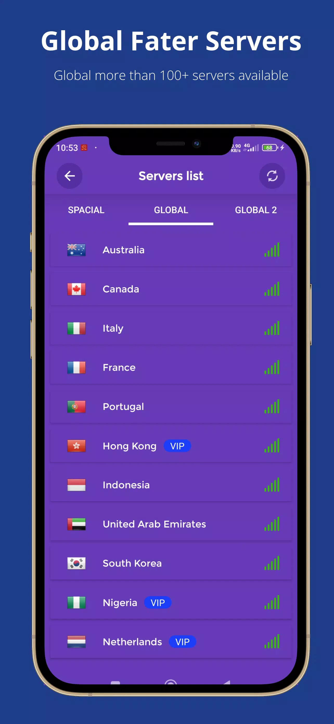 Quick Vpn - Fast secure proxy Screenshot 1