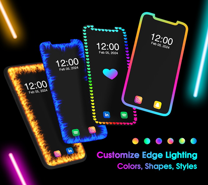 Edge Lighting: LED Borderlight Mod Screenshot 1